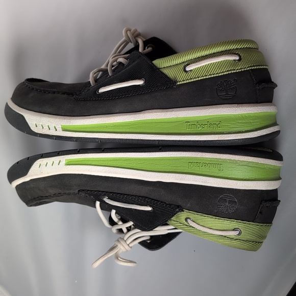 Timberland Green Suede Cruise Master Boat Deck Shoes - Picture 10 of 11